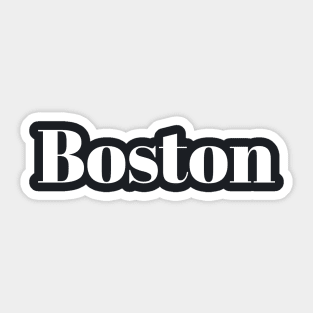 Boston Sticker